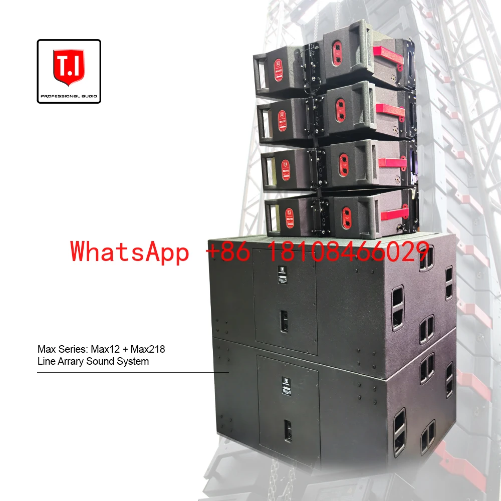 Sistem Line Array Speaker Profesional Indoor dan Outdoor