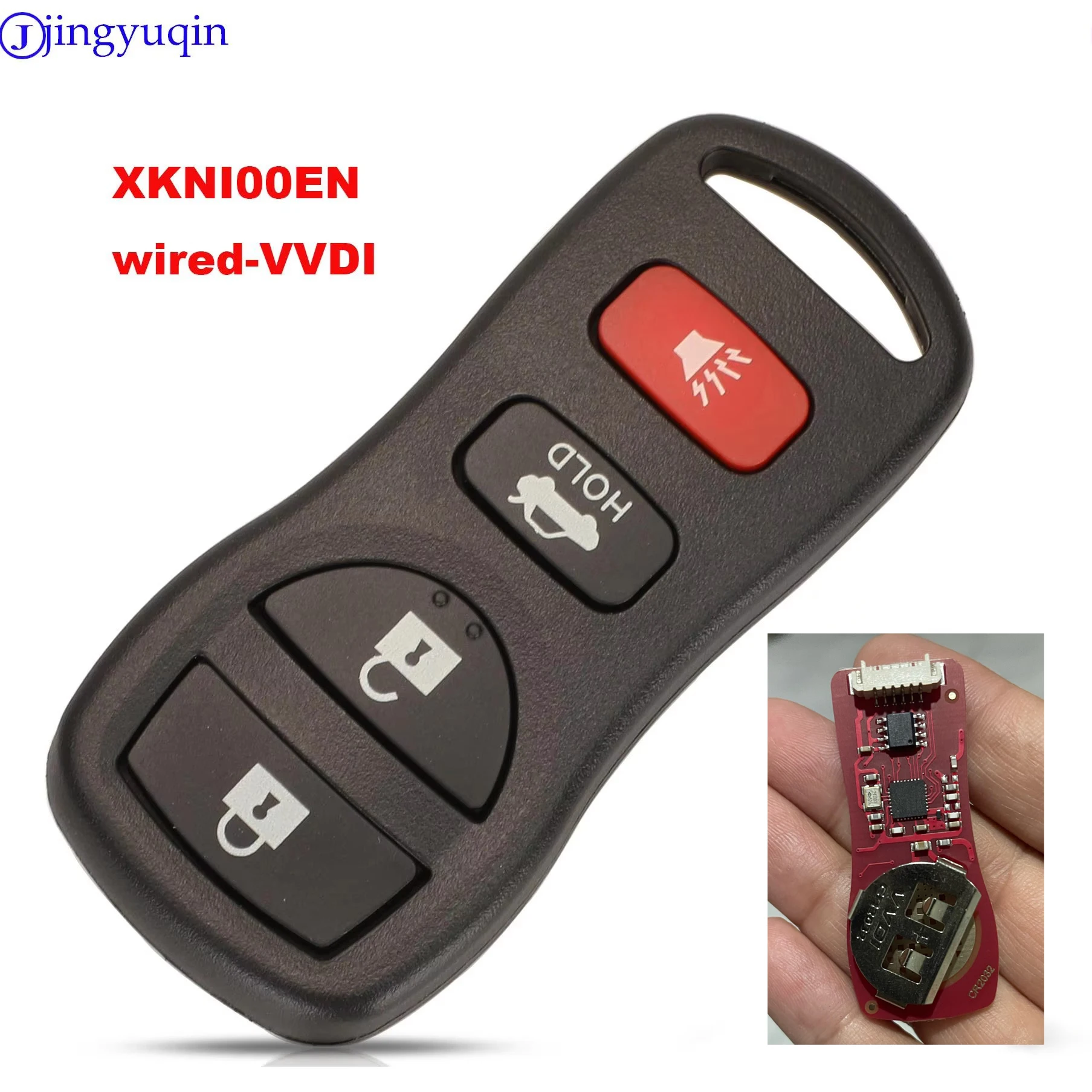 

Jingyuqin Xhorse XKNI00EN Универсальный дистанционный отдельный автомобильный брелок с 4 кнопками для Nissan Design Fit VVDI Key Tool/VVDI2