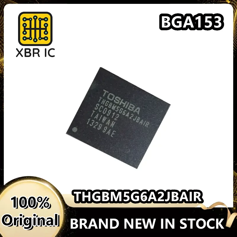(5/20 pieces) THGBM5G6A2JBAIR THGBM5G6A2 Original authentic BGA-153 4.5 version 8GB EMMC memory chip Spot delivery fast