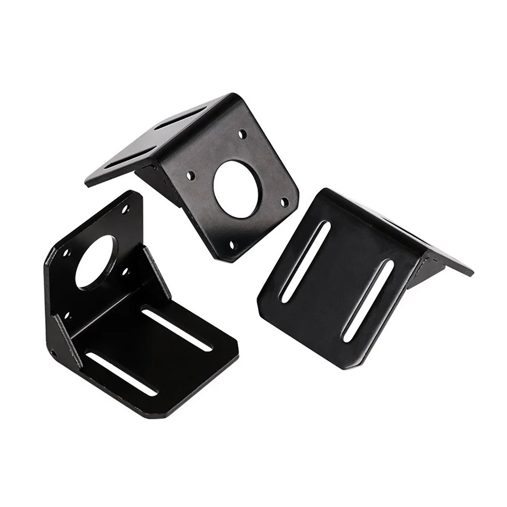 

4Pcs 3D Printer Motor Fixed Base L Shape Durable Precision-Made Motor Holder Replacement for Extruder Accessories