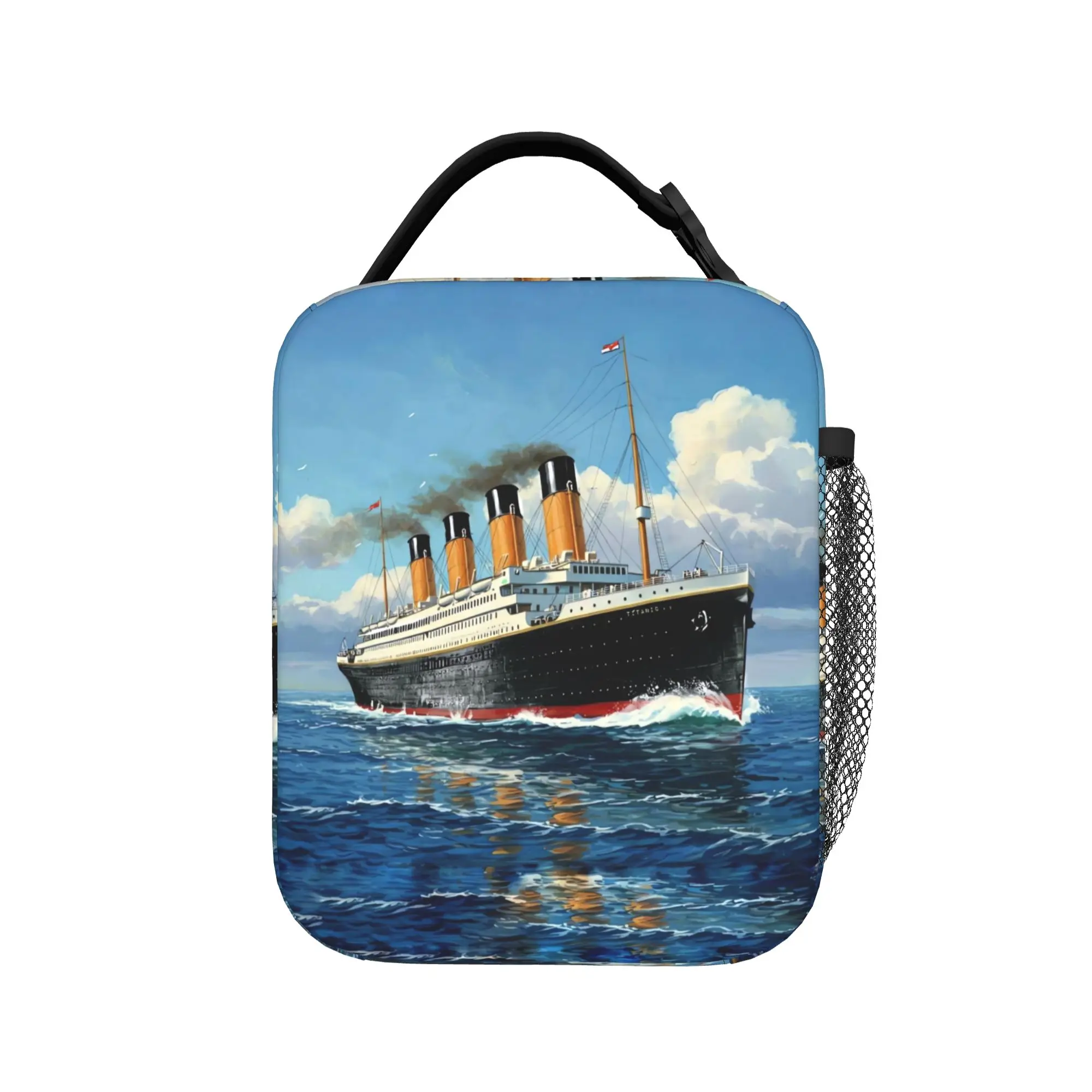 The Most Popular Ship Of All Times, Titanic Lunch Bag For Men Lunch Box Cooler Bag Portable Waterproof Thermal Tote Handbags