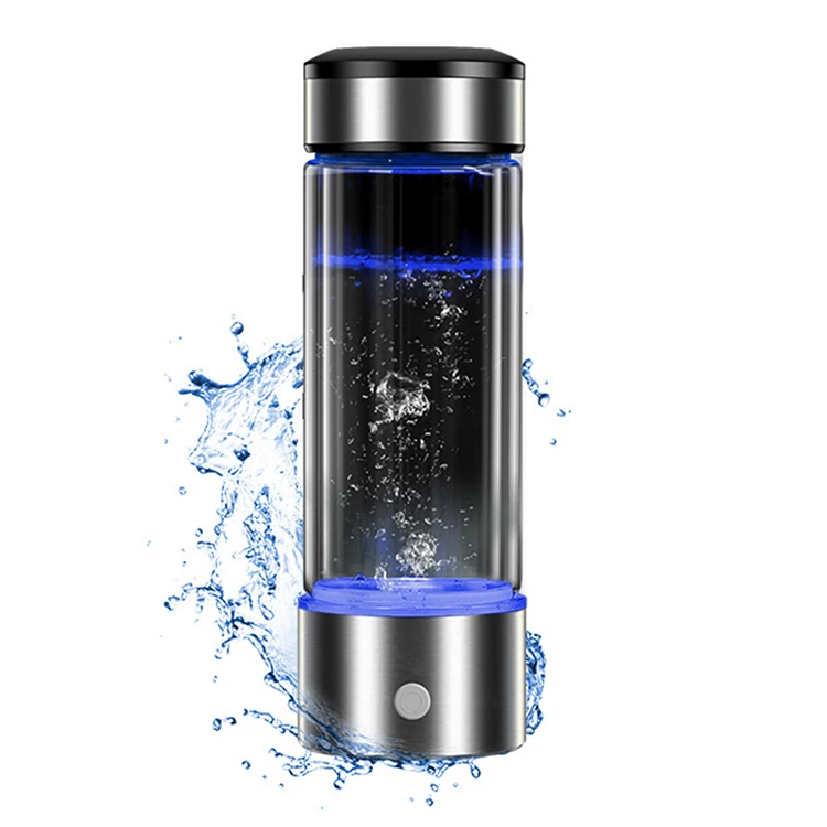 Glass Stainless Steel Quiet Rechargeable Electrolysis H2 Japan Hydrogen Water Generator