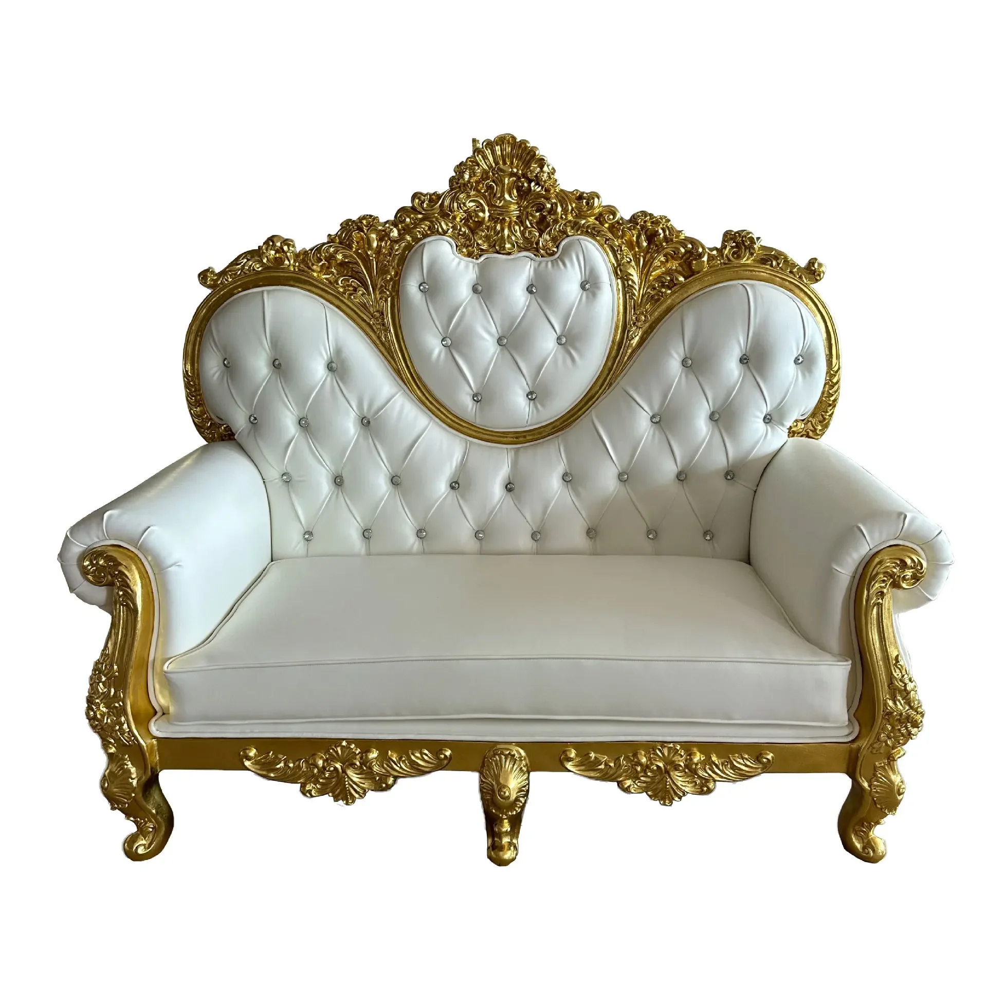 

European double sofa hotel KTV club sofa, wedding scene groom and bride decoration heart-shaped sofa wholesale