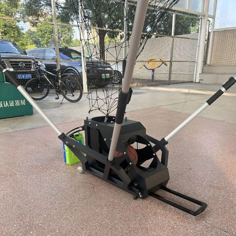 Duke Car-Mounted Electronic Shooting Frame Automatic Basketball Serving Machine Model 33S Steel Nylon for Training Equipment