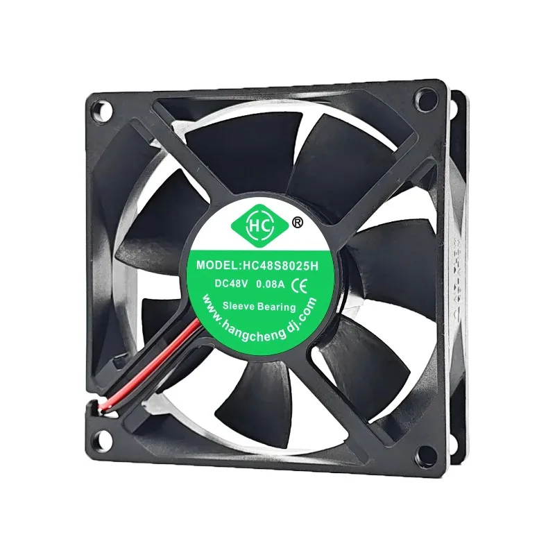New Cooler Fan for HC48S8025H 48V 0.08A Power Supply Inverter Cooling Fan 80*80*25MM