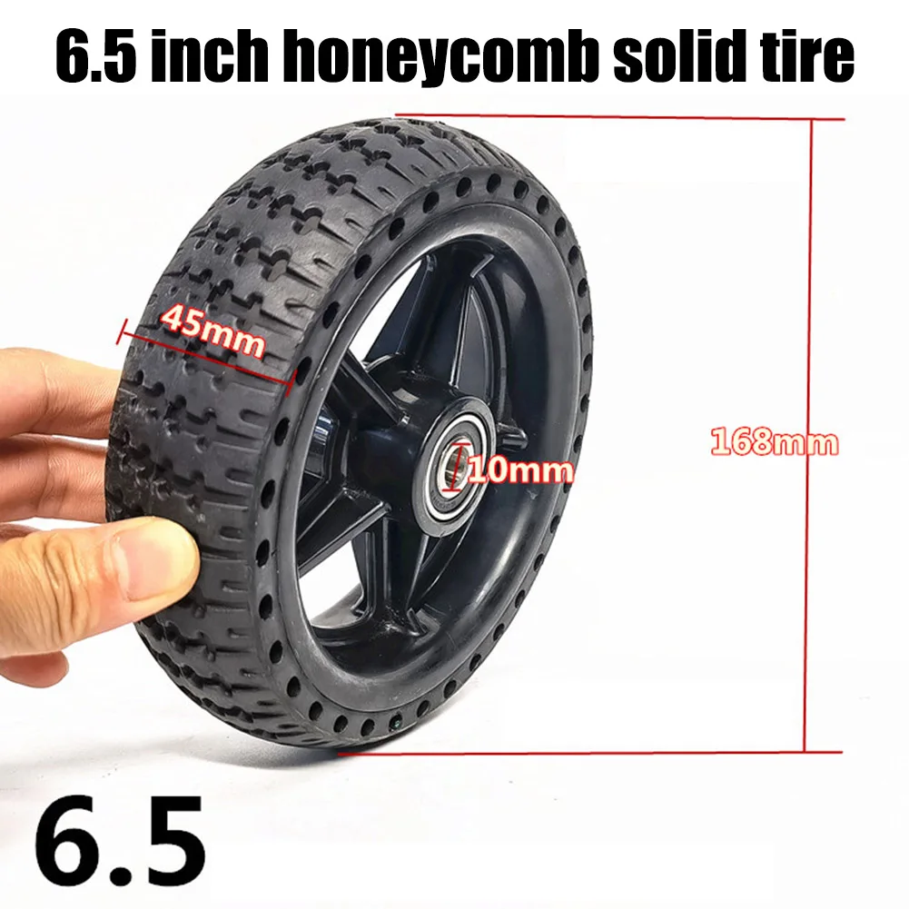 1 Pcs 6.5 Inch 6.5x45 Solid Tire Wheel Hub Tyre For Electric Scooter Wheel Balance Scooter Parts & Accessories