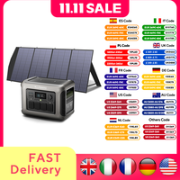 ALLPOWERS R1500 Portable Power Station with 100W/200W Solar Panel 1152Wh LiFePO4 AC Output Solar Generator for Garden Party