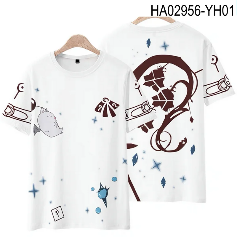 

Ala Mhigo 3D Printing T-shirt Summer Fashion Round Neck Short Sleeve Popular Japanese Game Streetwear Plus Size