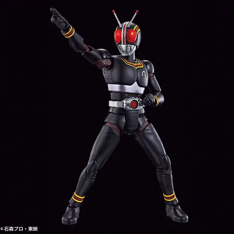 Bandai Original Kamen Rider Model Garage Kit Figure-rise 1/8 Masked Rider Black Anime Action Figure Assembly Model Toys Gift