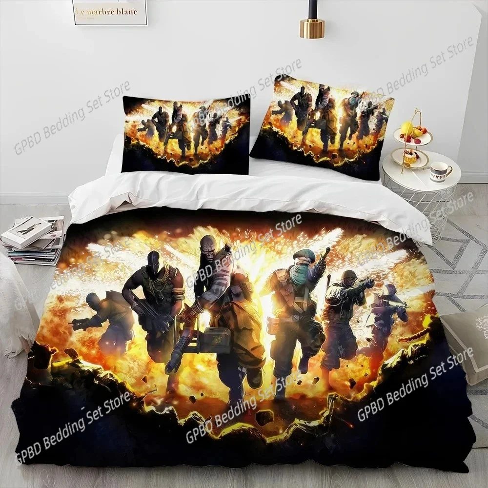 CS GO Game Gamer Counter Strike Bedding Set Bedroom Soft Modern Bedspreads Comefortable Duvet Cover Quilt Cover And Pillowcase