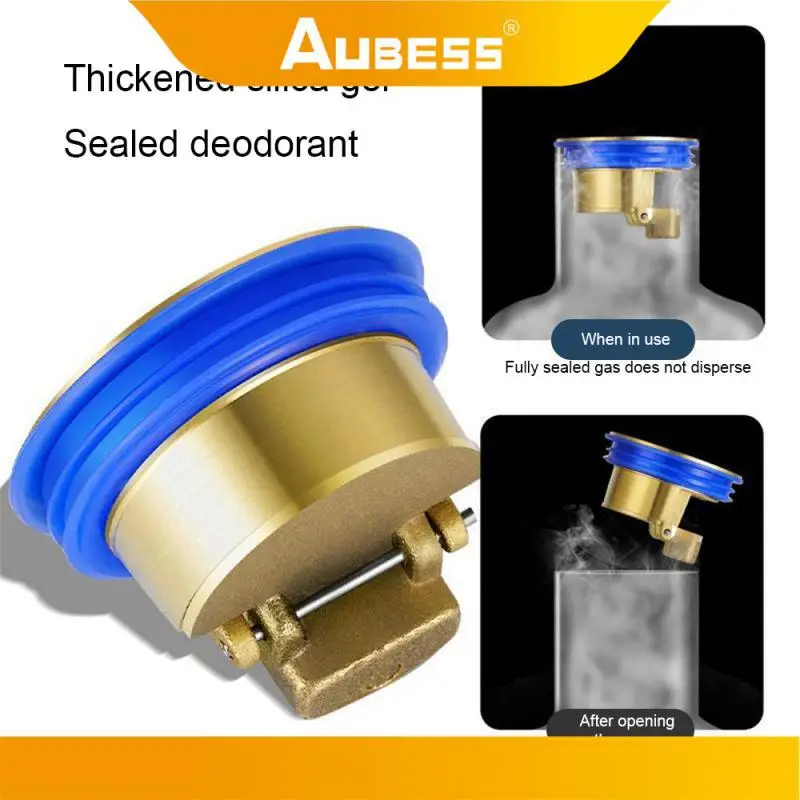 لا رائحة جميع النحاس الطابق استنزاف دائم دش قابس التصريف سهلة التنظيف متعددة الوظائف المضادة للرائحة العودة ومكافحة الحشرات قطعة أثرية