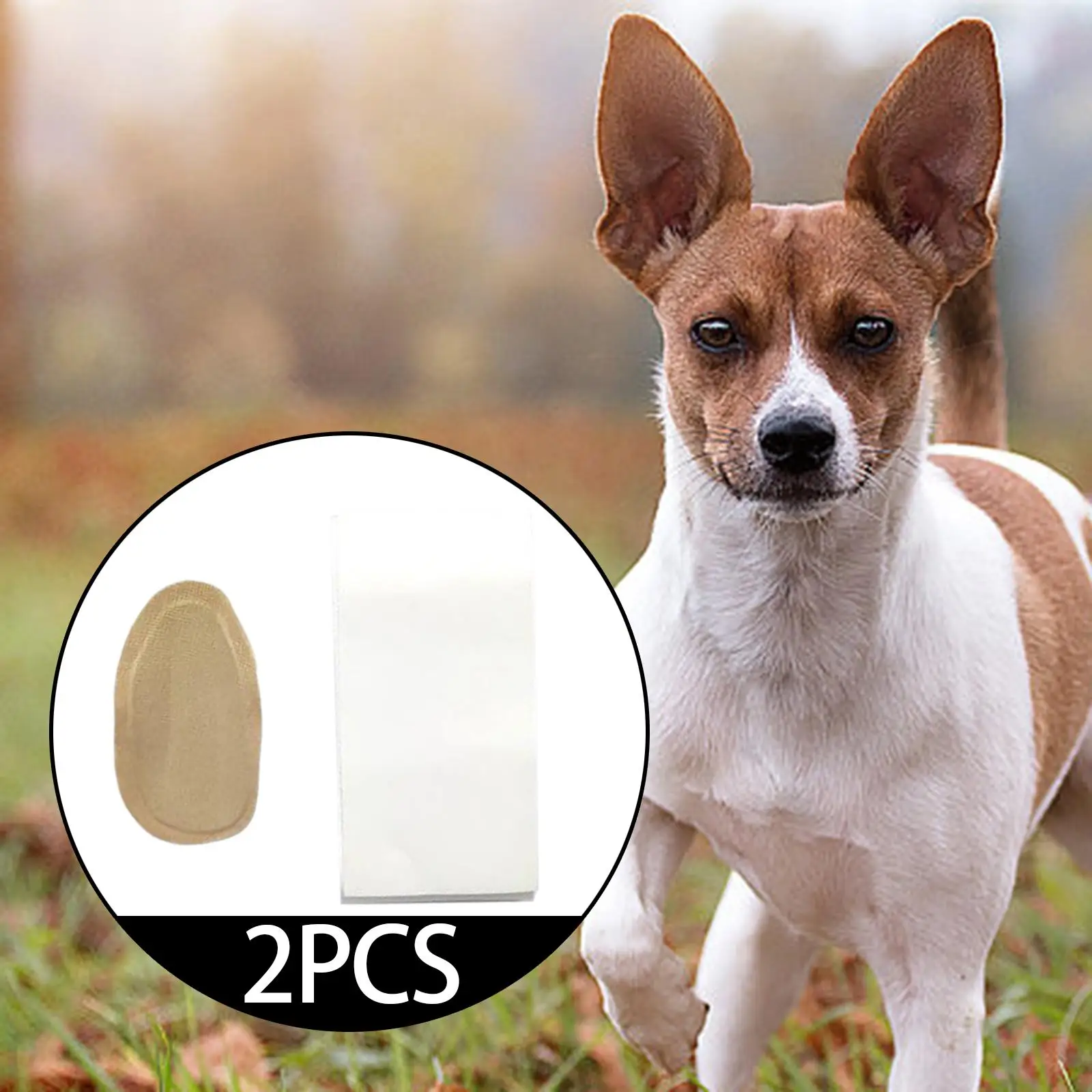 Pet Ear Cleaner Tool with Dog Ears Stand Up Stickers Ear Posting Kit for Large Dogs Ear Hygiene Accessories for Puppy Care