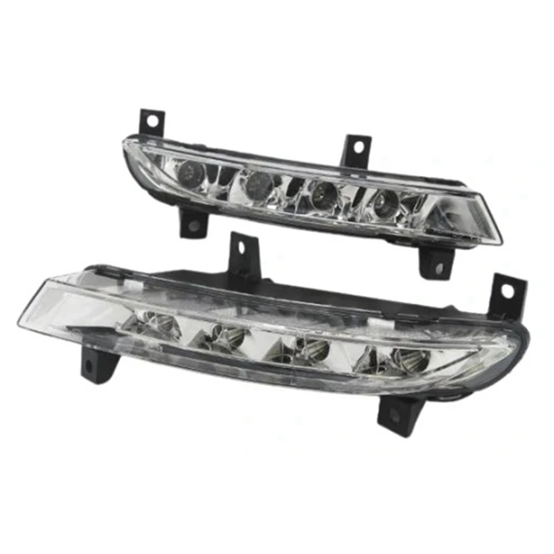 

Car Front Bumper DRL LED Fog Lights Daytime Running Light For Skoda Octavia RS 2009-2013 1Z0941067 1Z0941068