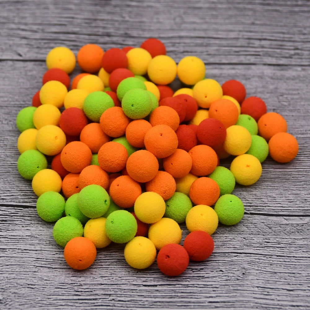 MNFT 1Bottle Smell Carp Fishing Bait Boilies 4 Flavors Floating Ball Beads Feeder Artificial Carp Baits Lure/Hair Rig