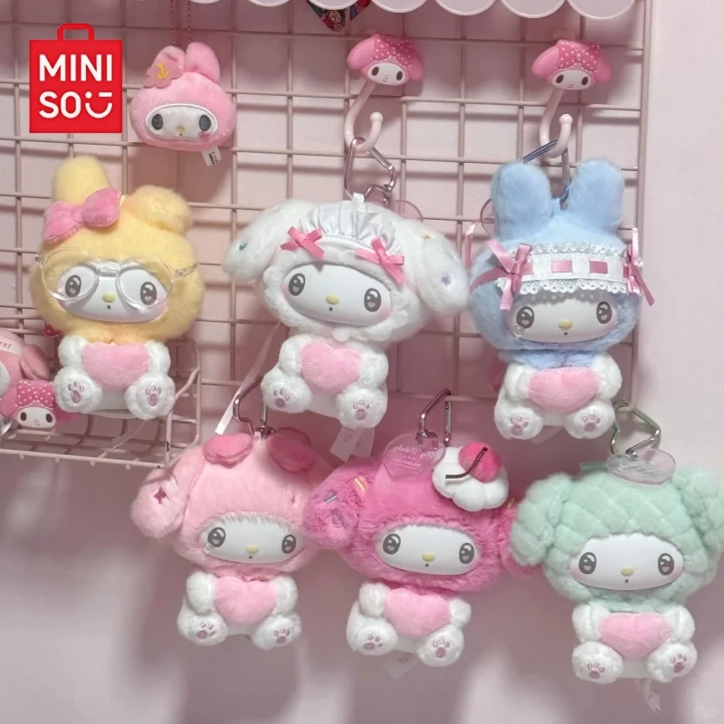 พวงกุญแจมินิโซ ฉลองครบรอบ 50 ปี ซีรีส์กล่องสุ่ม ลายมายเมโลดี้ น่ารัก ไวนิลตกแต่งหน้า ทันสมัย ของขวัญเด็กสุดฮิต