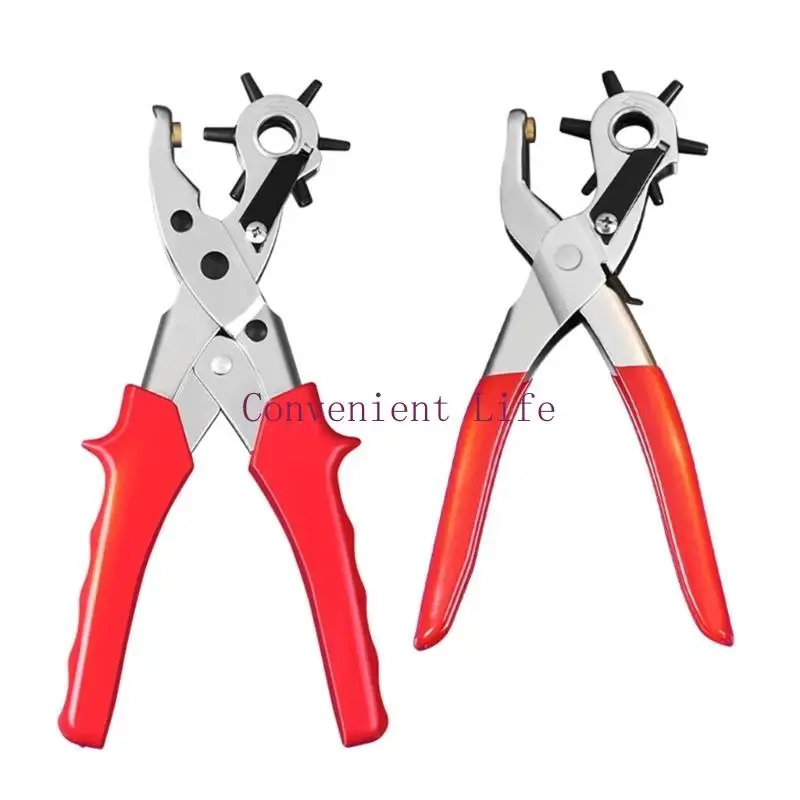 L1EE المهنية الجلود ثقب الناخس الجلود أداة تخريم لحزام حزام (استيك) ساعة يد حزام جلد ثقب الناخس للحرف اليدوية