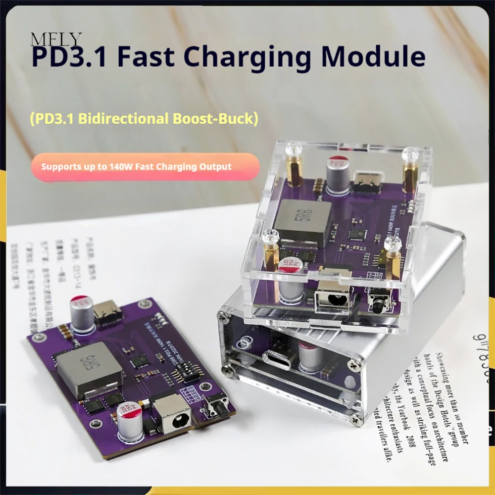 PD3.1 140W Power Bank DIY Module 2S/3S/4S/5S/6S Switchable IP2366 Bidirectional Boost Li-Battery Fast Charging Module