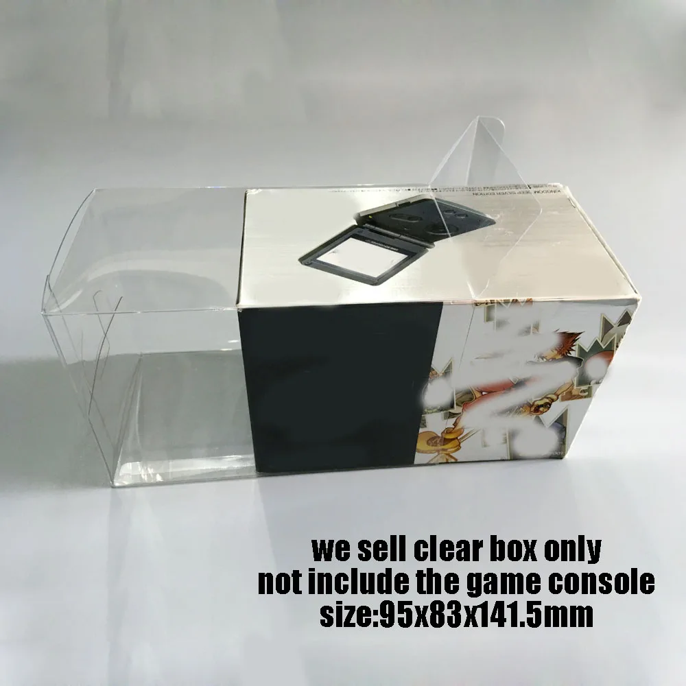 Transparent Display  PET  plastic box  For  GBA SP  Japan Limited  game bundled edition Protection  storage cover
