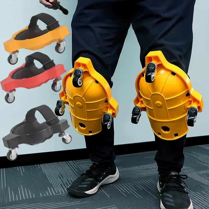 Multifunction Sliding Bogies Universal Adjustable Wheel Bogies Mobile Worker\'s Knee Protector Floor Tile Knee Pads Sports