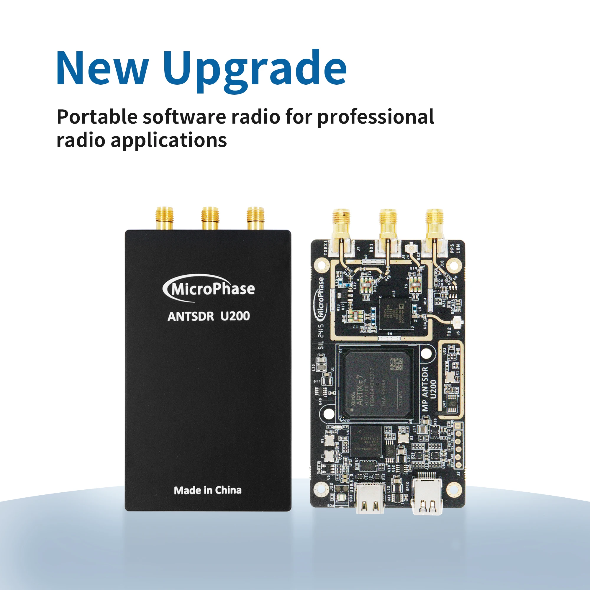 Microphase SDR Software defined Radio AD9361 Spectrum Detection Satellite Communication ANTSDR U200 replace B205