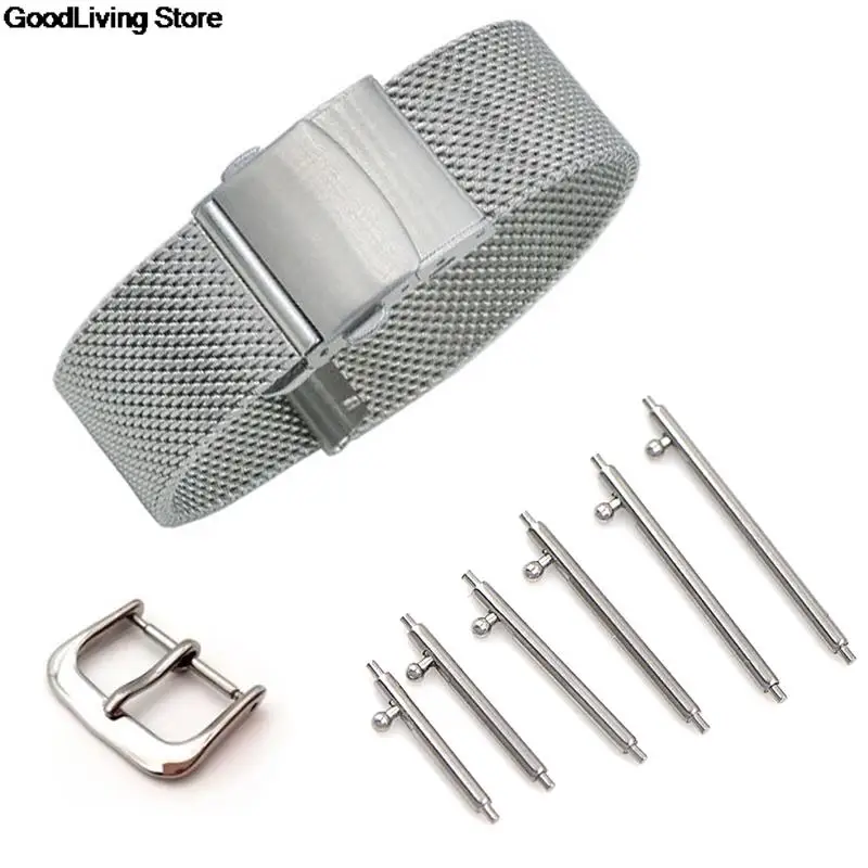 10pcs Quick Release Watch Band Single Switch Spring Bars 16mm 18mm 20mm 22mm 24mm Strap Link Pin Stainless Steel