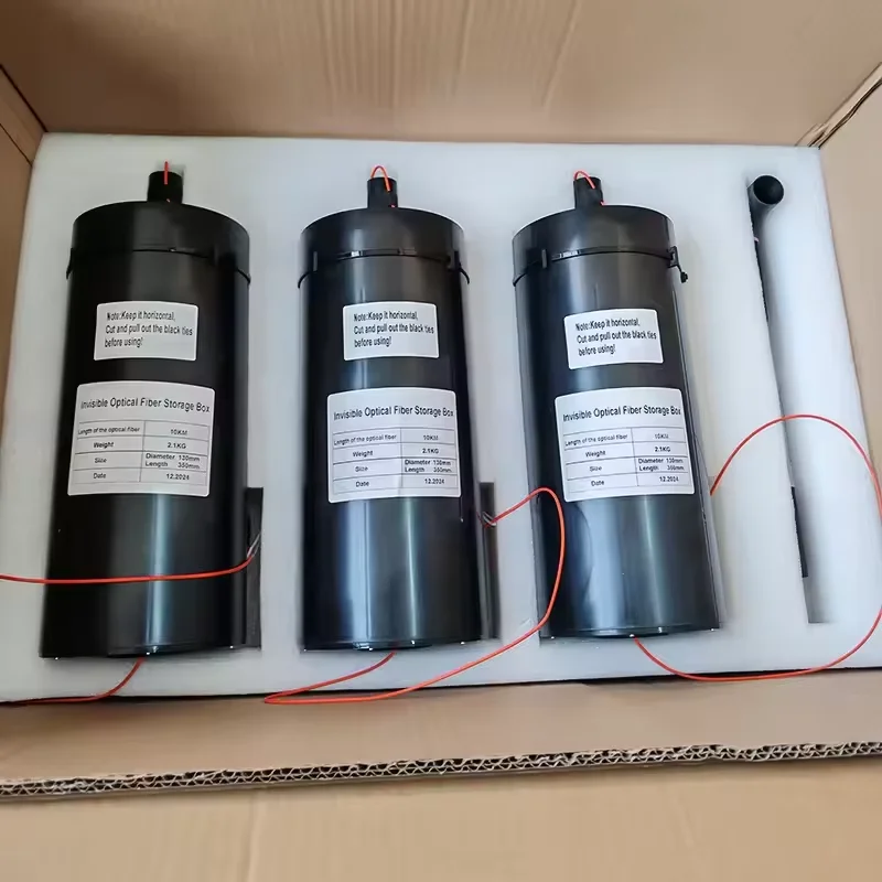 FPV Optical Fiber Communication Equipment Optic Fiber Drone Ultra-long Distance 2km/3km/5km 0.25mm FPV Fiber Optical Cable