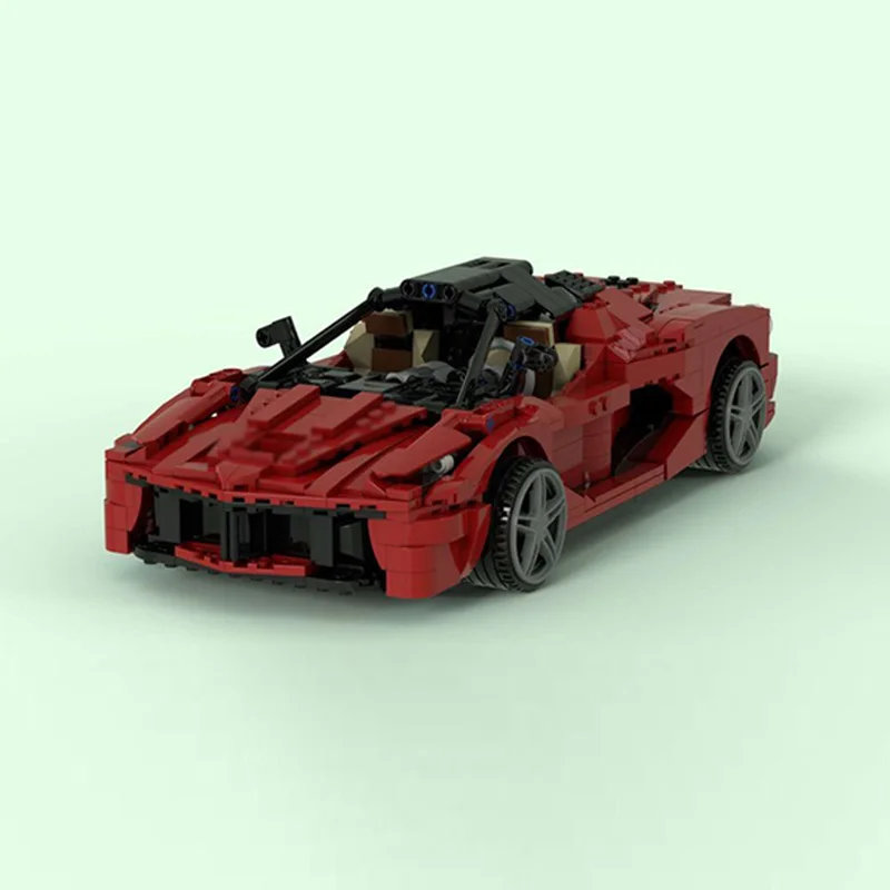 City Car Model MOC Building Bricks High-Performance RC Model Car Modular Technology Children Holiday Gifts Assemble Toys Suit