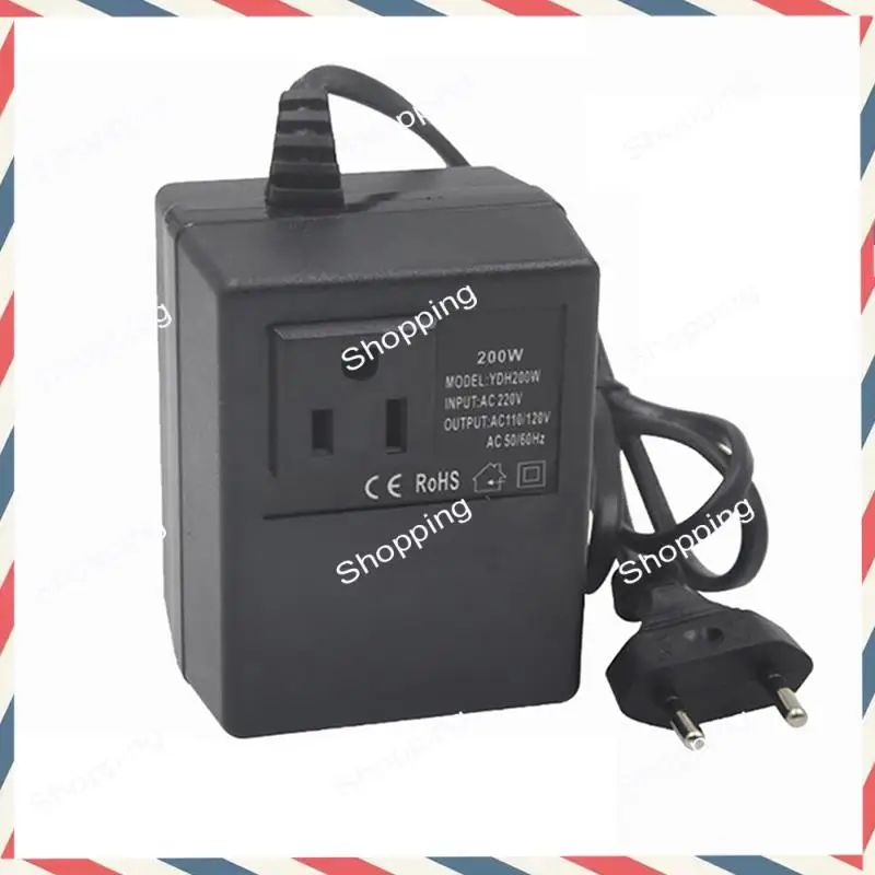 

M20K Power Transformer Voltage Regulator 220V To 110V Voltage Converter Step-Down Transformer Invert 200W EU Plug