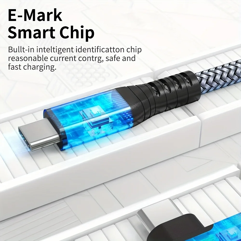 LAIHONEN USB C to USB C data cable 20Gbps USB C Gen 2 cable  feet 4K display cable 240W PD charging compatible for iPhone 15 Pro