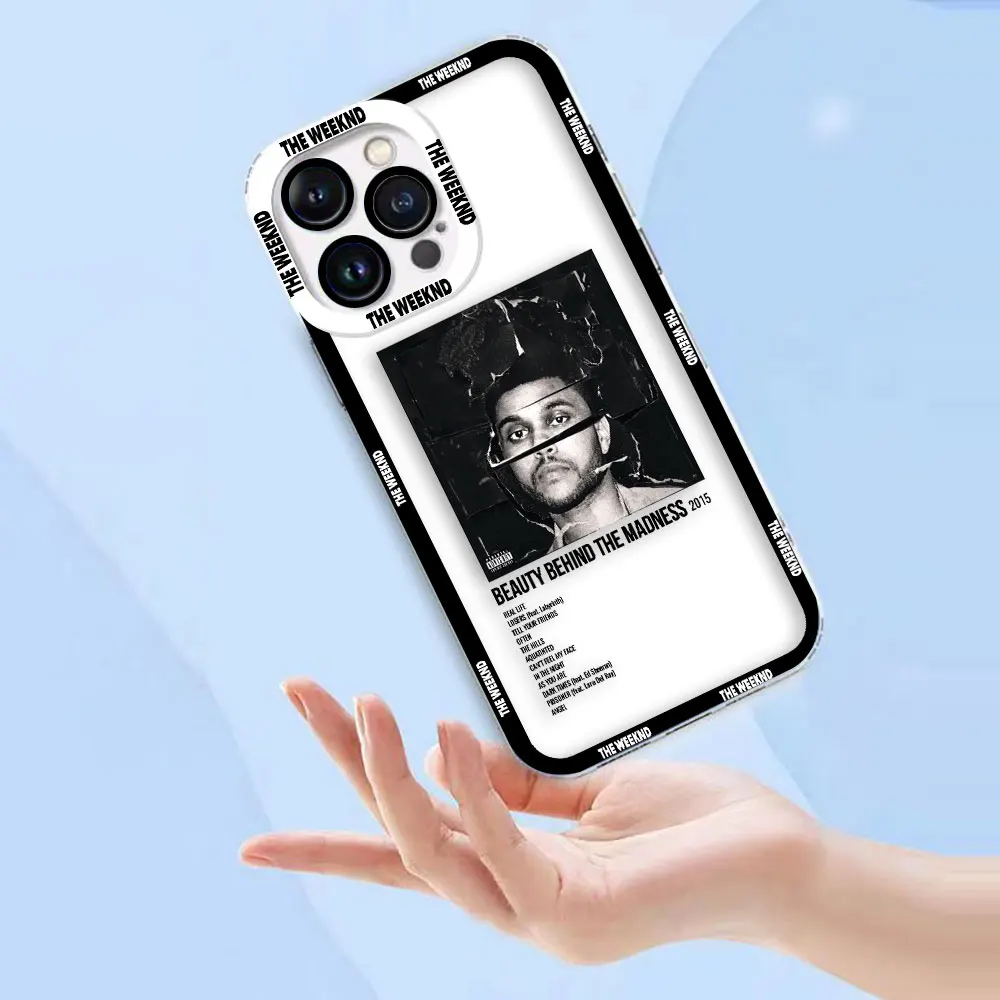 The W-Weeknd XO Minimalist Clear Phone Case For Samsung A73 A72 A71 A57 A56 A55 A54 A53 A52 A51 A36 A35 A33 A32 A26 A23 A22 Case