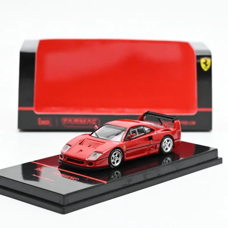 

Tarmac Works 1:64 F40 die-cast simulation alloy car model, boy Christmas gift toy, adult collectible ornament.