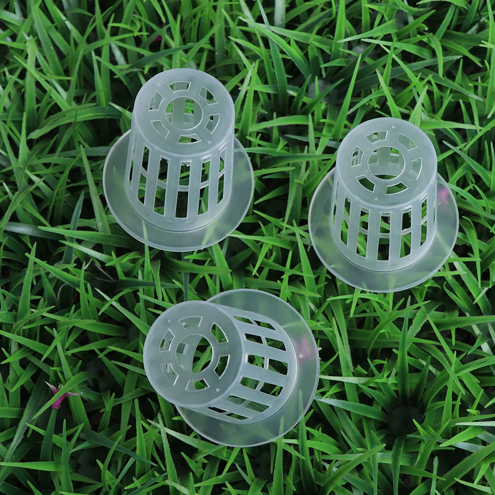 

30pcs Hydroponic Vegetable Pots Net Cups Baskets Drainage Holes For Hydroponics Aquaponics Orchids Durable Plastic Plant