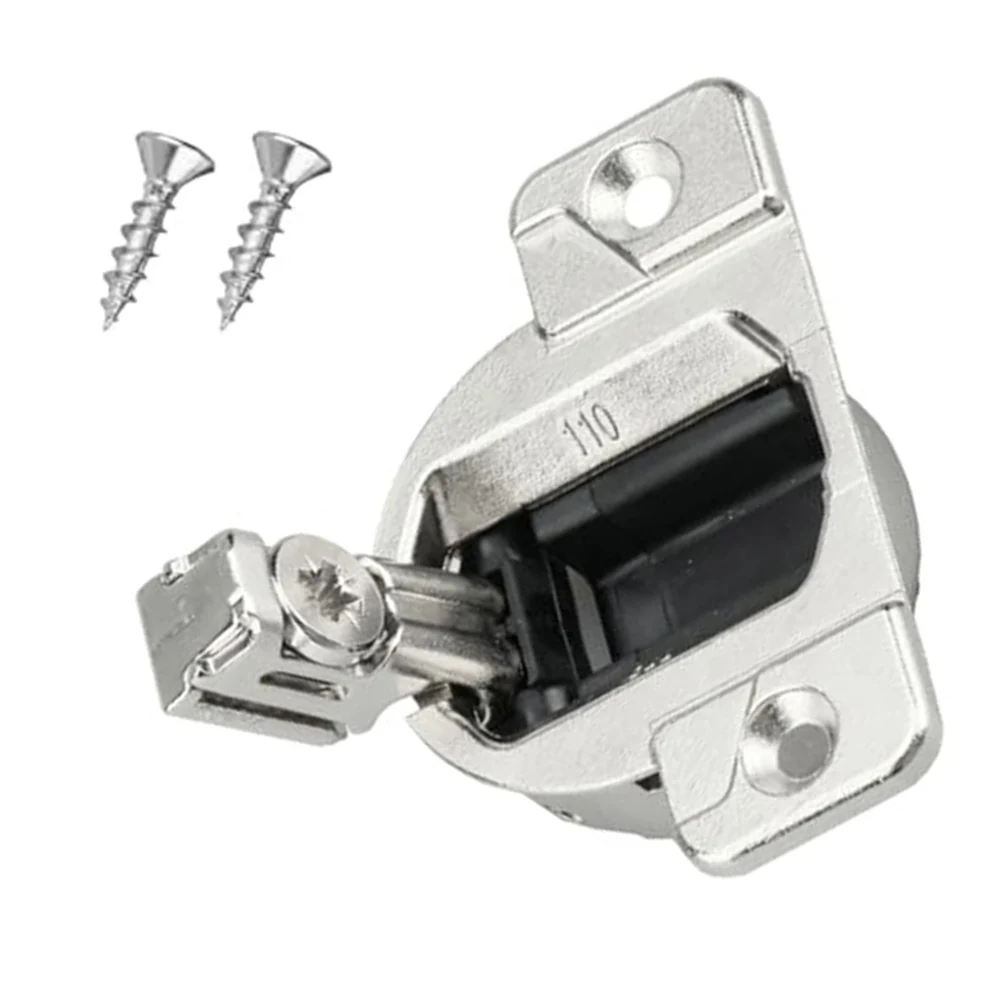 8 Pack Cabinet Door Hinges Replacement Compatible with 110 and Compact 33 Hinges Easy Installation with Screws