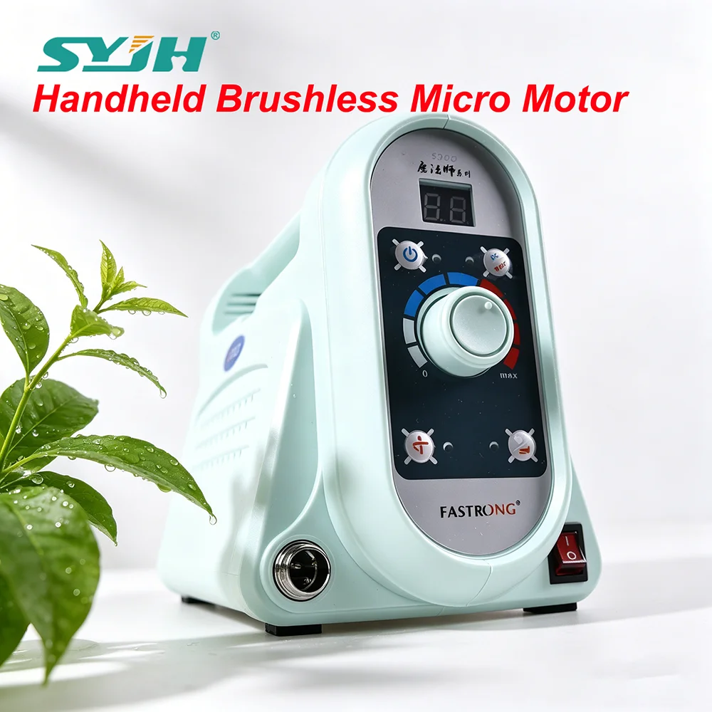 

SYJH Dental S300 Brushless Micro Motor Handle/Foot Control 60000 RPM 7.5N.cm Electric Grinder For Dentistry Lab Equipment Tools