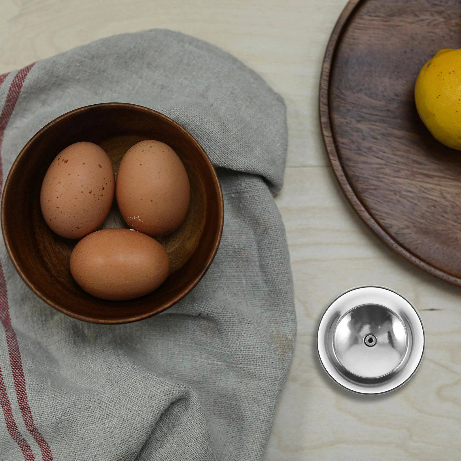 

Tools Egg Peeling Beater Manual Boiled Eggs Holder Breaker Silver Cracker Puncher Opener