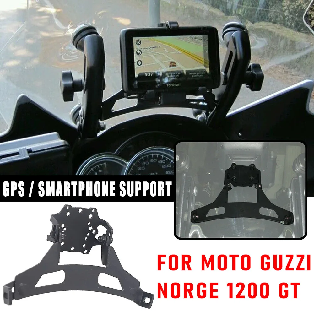 

For MOTO GUZZI NORGE 1200 GT Motorcycle GPS /Smartphone Support Stand Holder Phone Mobile Phone GPS Navigation Bracket Accessory