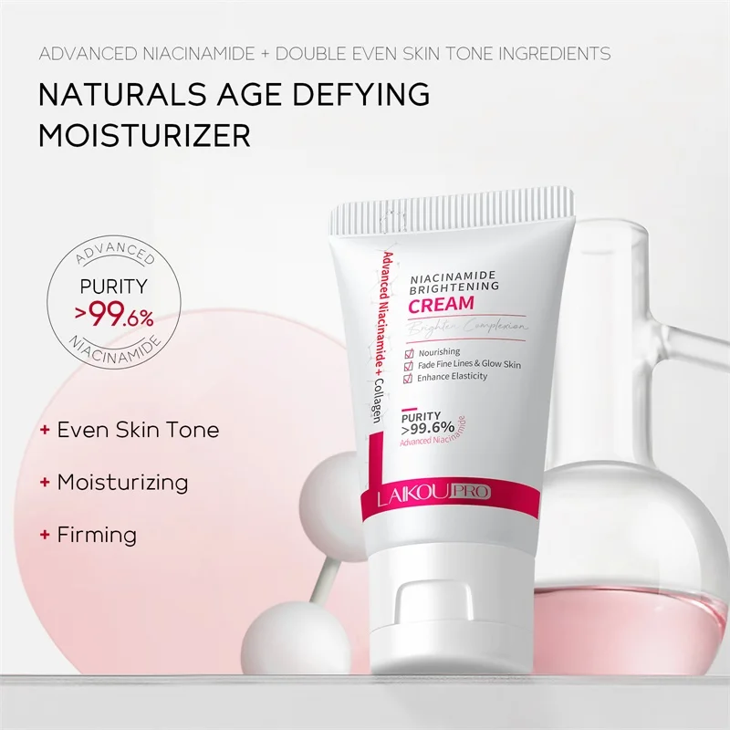 

Laikou Niacinamide Whitening Cream Oil Control Oil Control Anti-wrinkle Moisturizing Facial Cream Korean Skin Care Cosmetics 30g