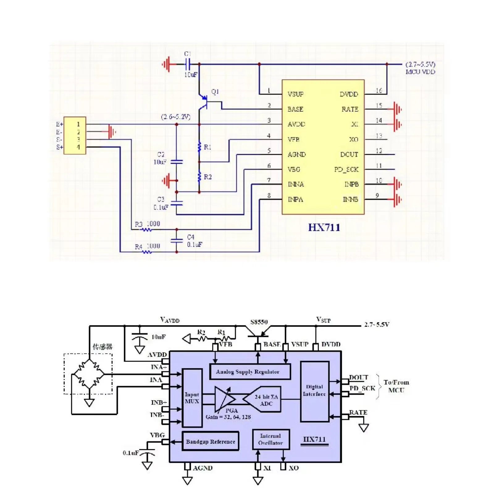 

Комплект из 4 модулей HX711 AD, датчик веса 10 кг, цифровой портативный электронный кухонный весовой датчик для Arduino RPI