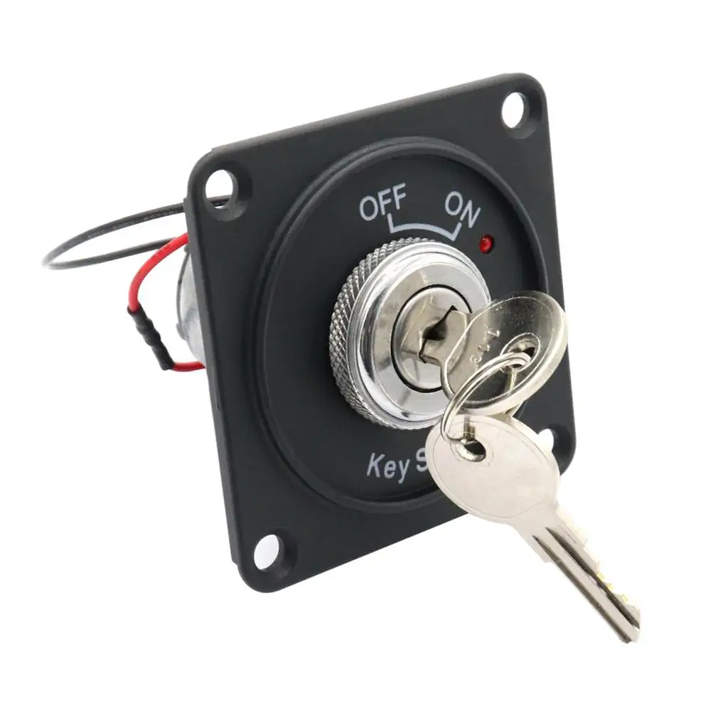 Auto Key Ignition Switch Panel for LED Light Engine Start 2-Position