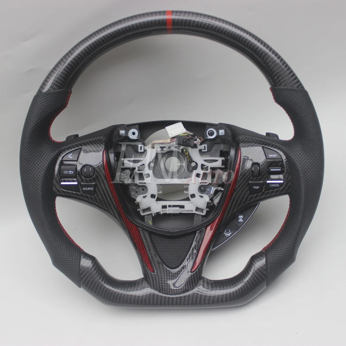 

Replacement Real Carbon Fiber Steering Wheel with Leather for Acura TLX TLX-L 2015-2020