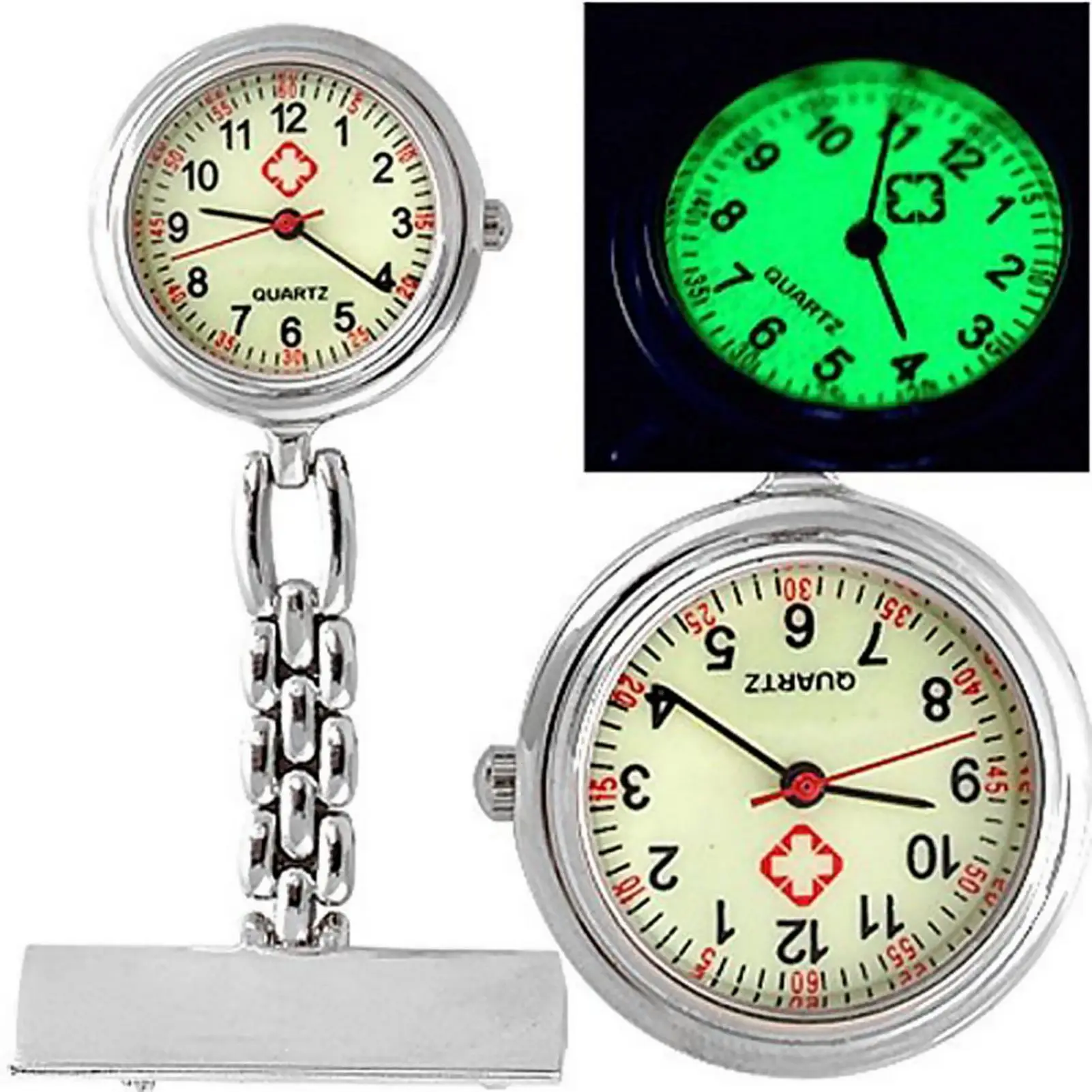 Luminous Senior Watch Professional Medical Nurse Watch For Matching Clothes Or Daily Use