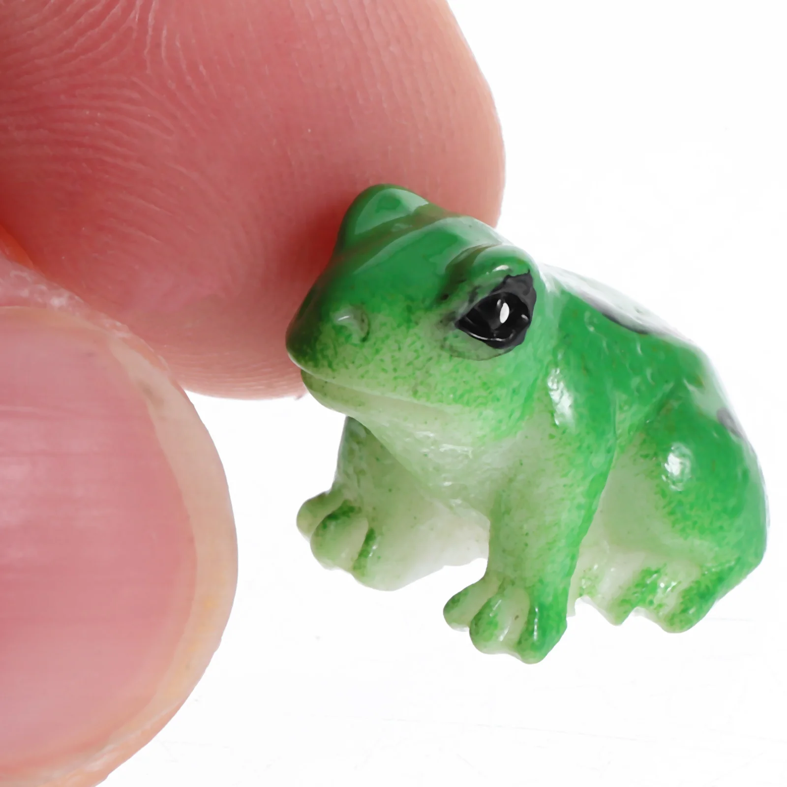

1Set Resin Frog Statue Lotus Decoration Wear Resistant Garden Ornament Lovely Miniature Frog Outdoor Miniatures