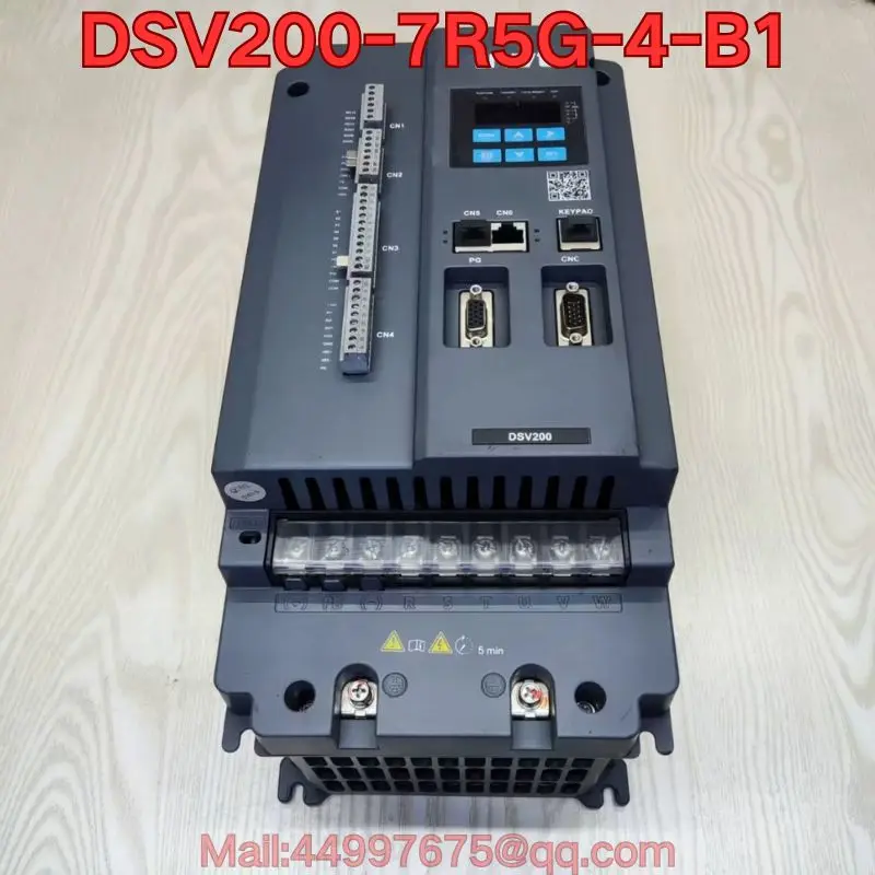 

Second-hand DSV200-7R5G-4-B1 servo drive function test is normal