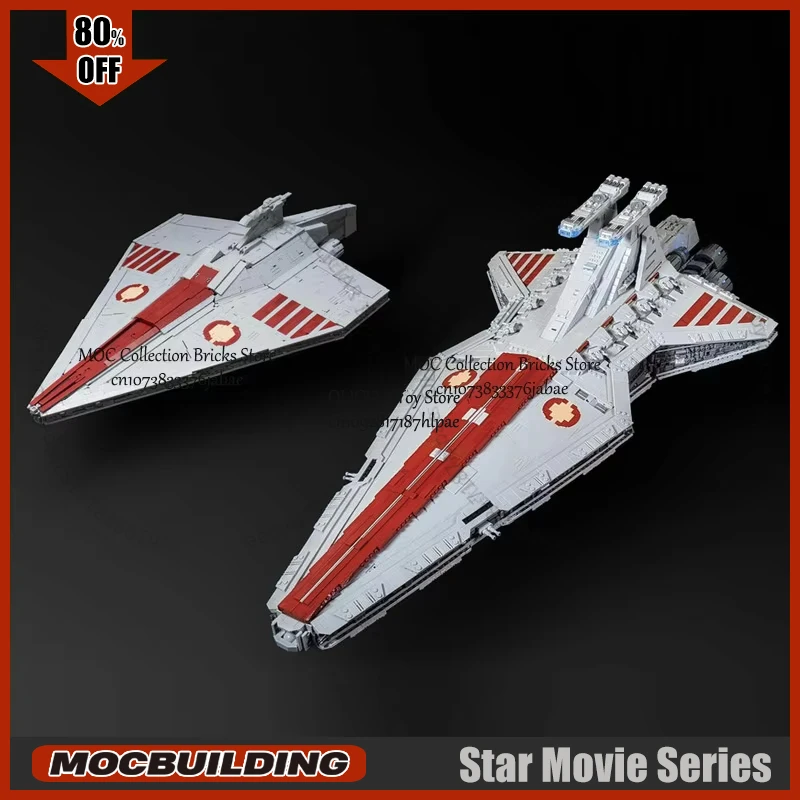 UCCS Model Acclamator MOC Building Blocks Class Assault Ship Technology Bricks Transport Creative Educational Toys Xmas Gifts