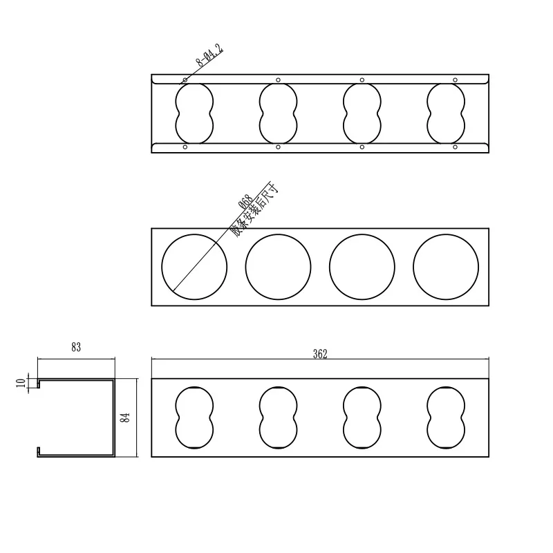RV Aluminum Alloy Seasoning Rack Travel and Residence Modification Accessories Shelf Storage Seasoning Tank RV Accessories