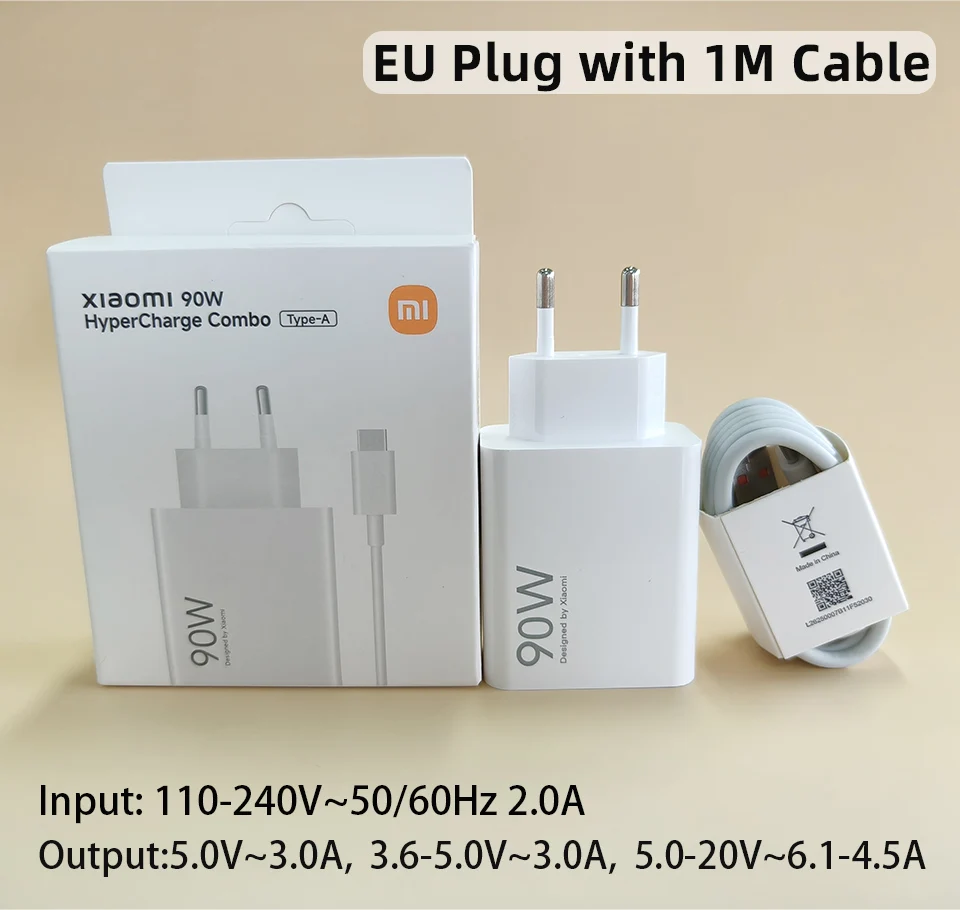 Xiaomi 14 Ultra 本体 90W充電器セット オリジナル90W Xiaomi充電器 Mi 14 Ultra ハイパーターボチャージ