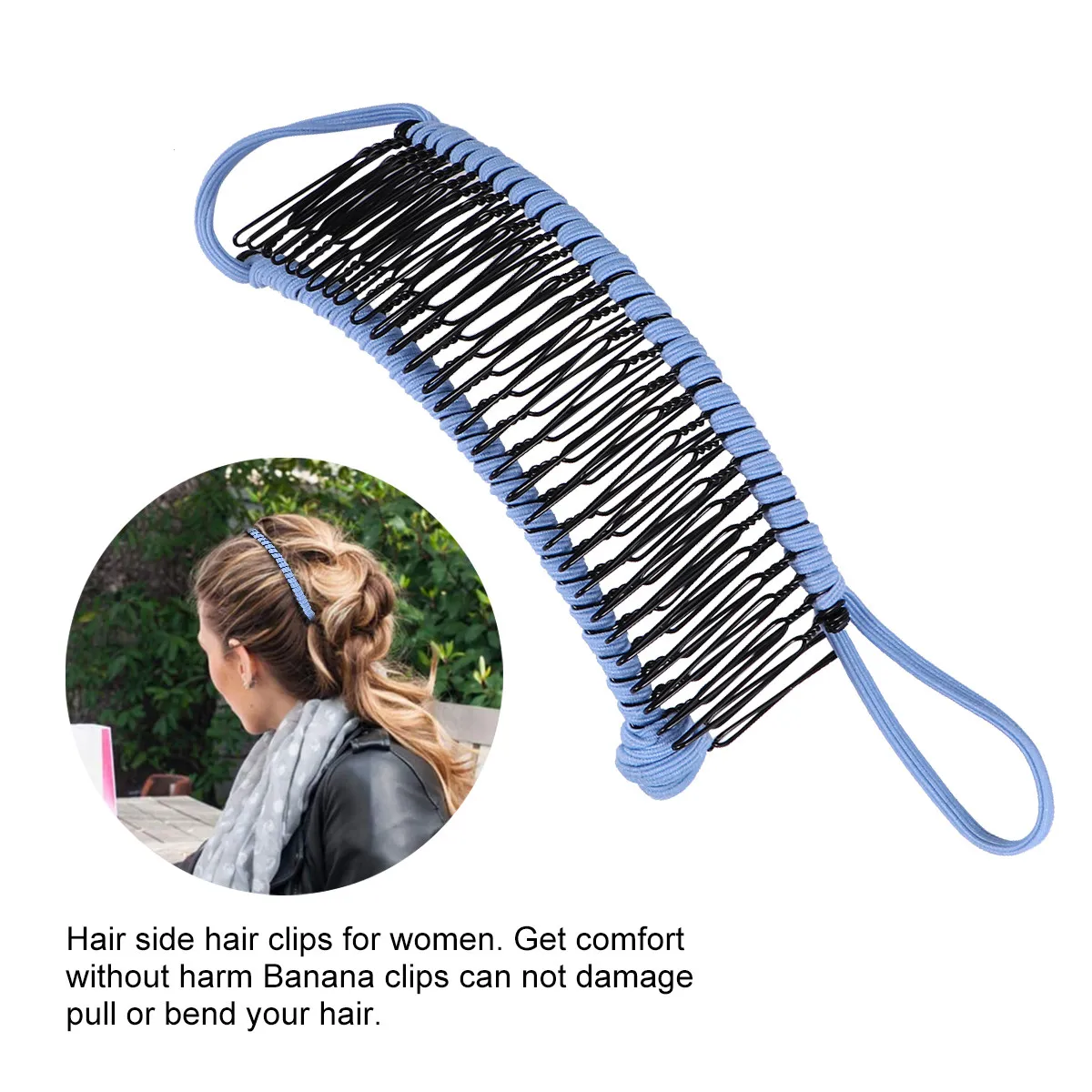 

Стильные заколки-бананы для волос для женщин: прочные, долговечные, подходят к различным нарядам, боковые заколки-гребни, женские украшения для волос