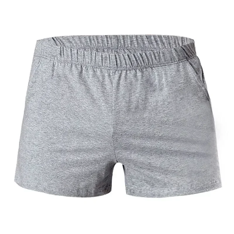 Casual Sommer Mann Schlaf Bottoms Shorts Einfarbig Atmungsaktive Weiche Baumwolle Shorts Hosen Für Männer Nachtwäsche Nachtwäsche Kleidung