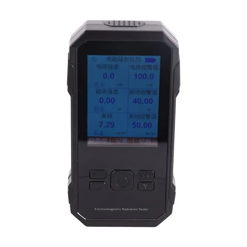 FEDI-EMF Meter For Electromagnetic Radiation Detection Handheld 3-In-One Electric Field Magnetic Field For RF Radiation Detector view 5