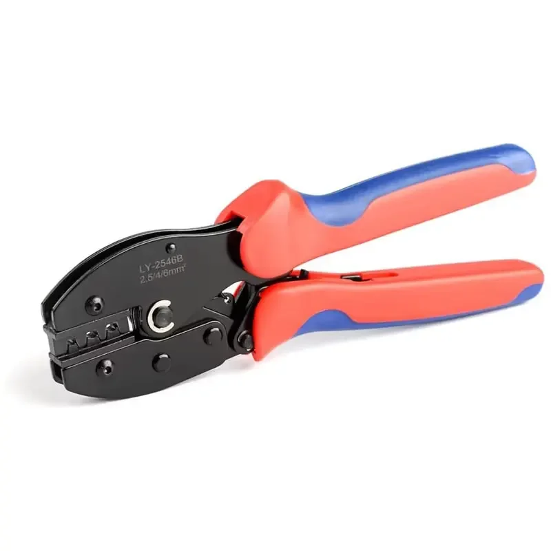 LY-2546B Wire Crimping Plier for Solar Plug Connectors - Solar PV Cable Crimping Tool for Solar Connectors, AWG14-10, 2.5/4/6mm²